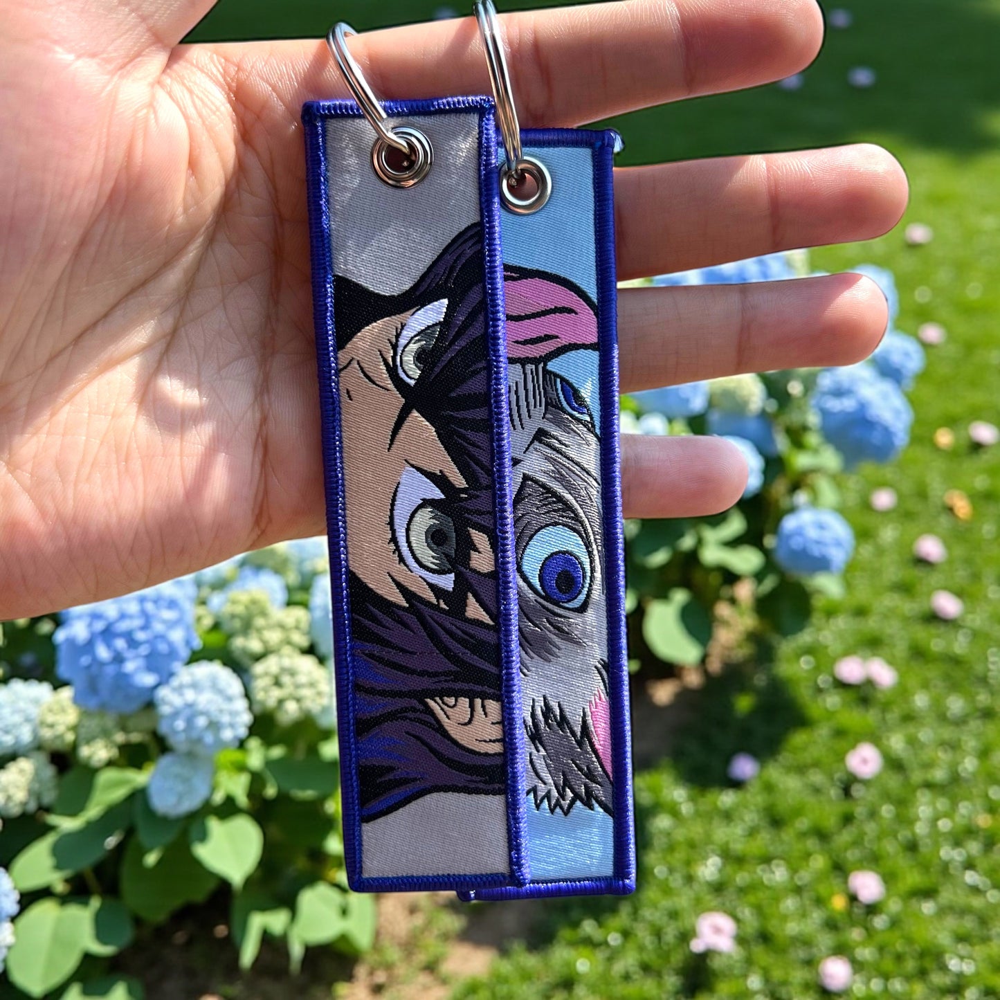 Oni Fighters Embroidered Jet Tag Keychain (Bundle)