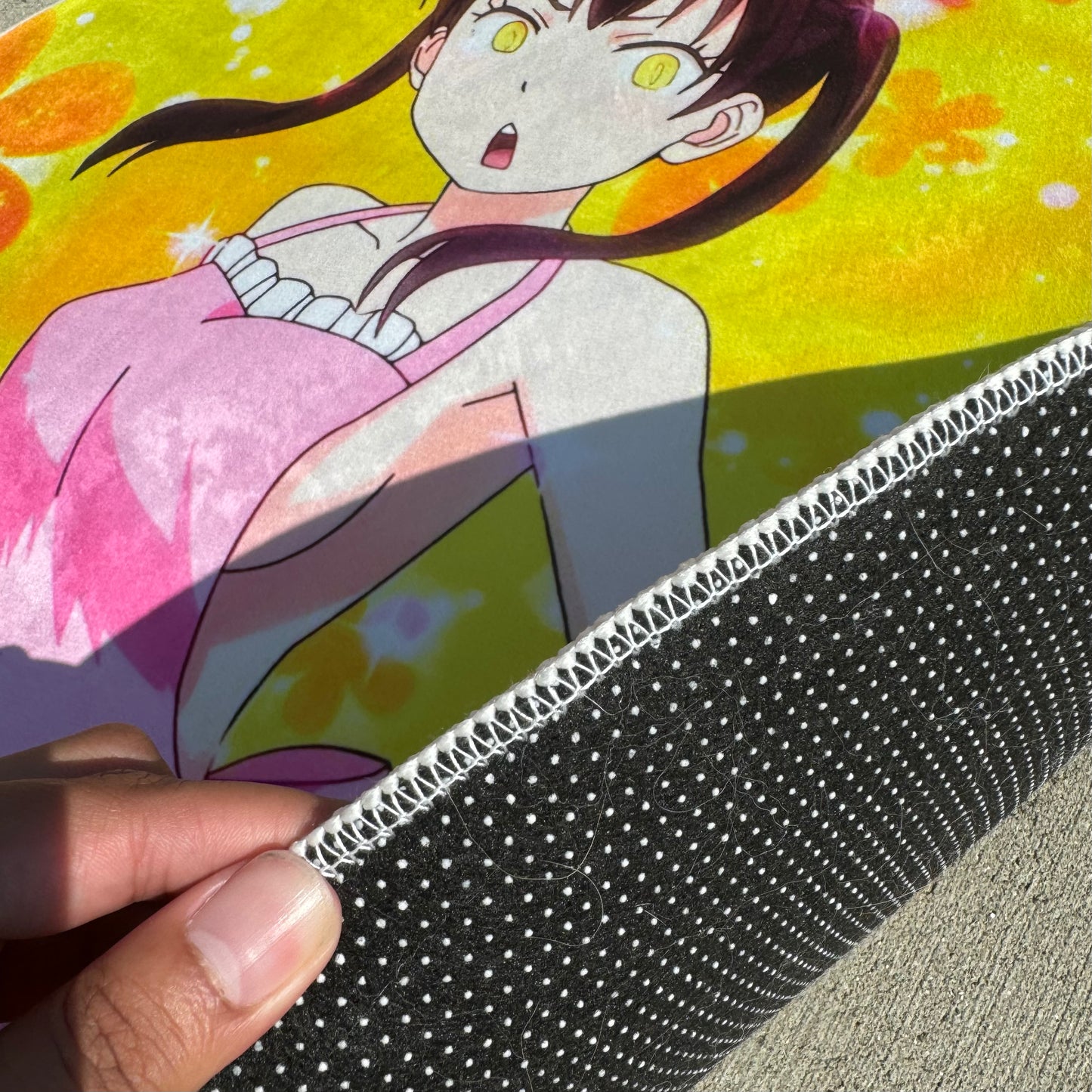 Blazing Neko Girl Rug