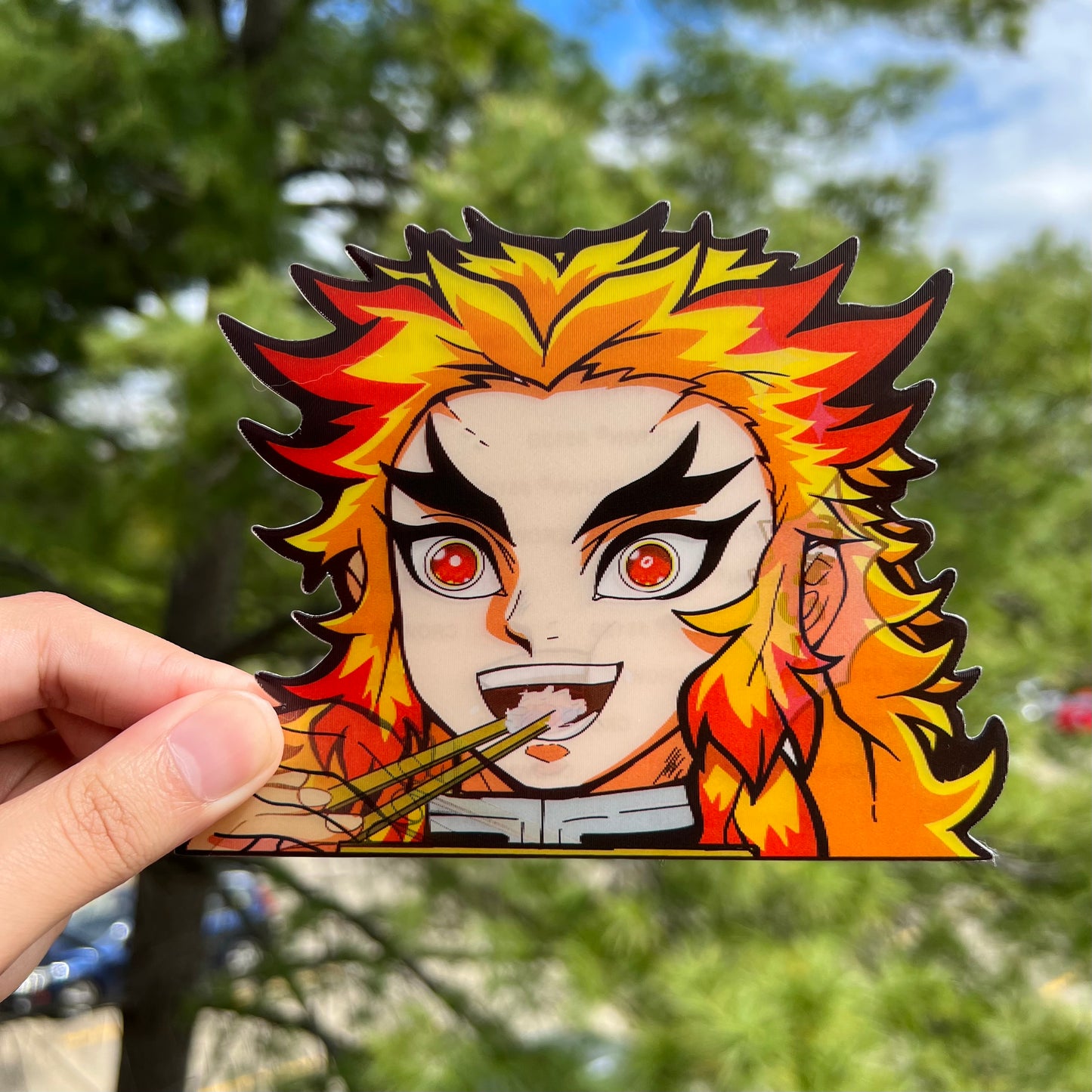 Blazing Pillar of Honor Motion Sticker
