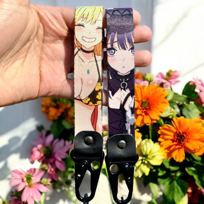 Golden Smile Keychain Strap