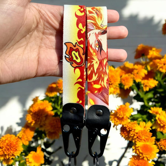 Heart Of Fire Keychain Strap