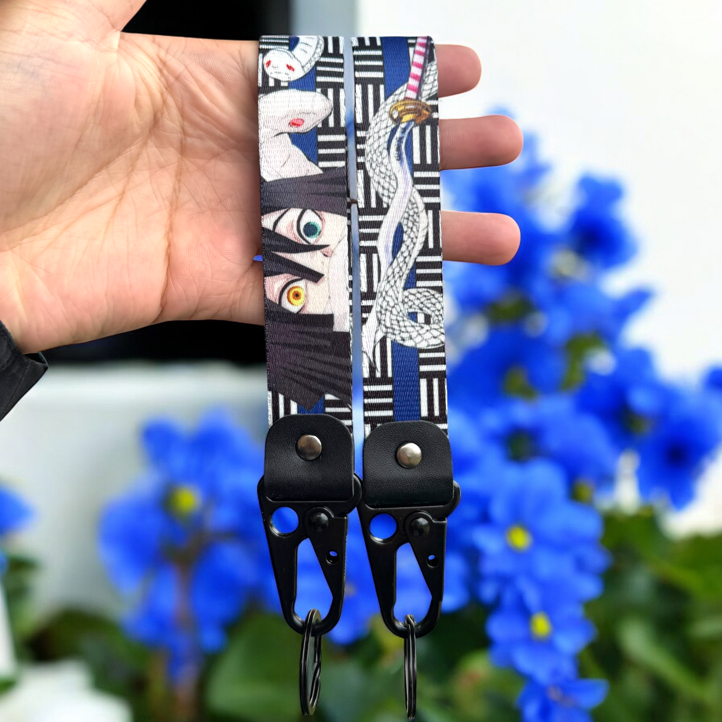 Serpent Swordsman Keychain Strap