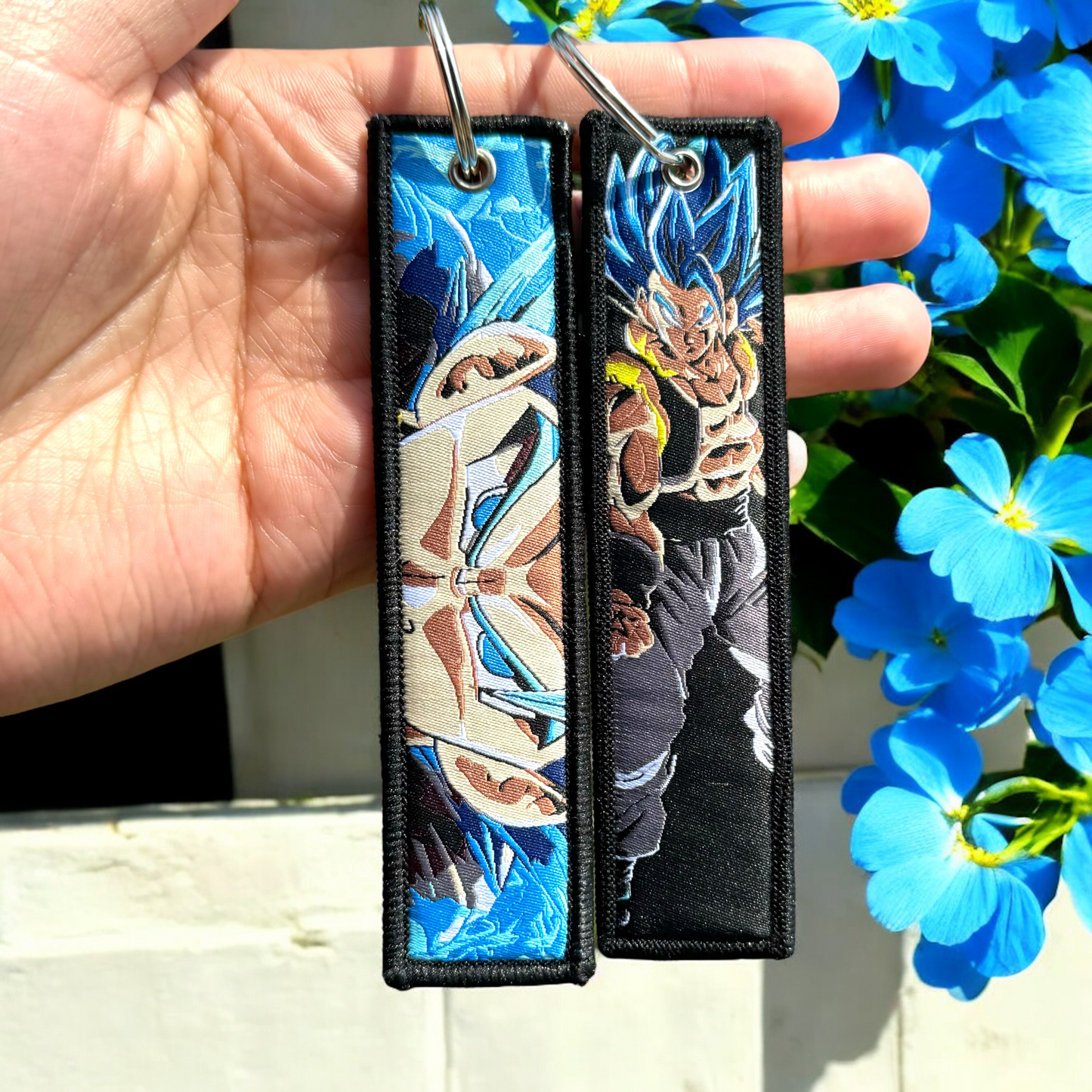 Power Fusion Embroidered Jet Tag Keychain