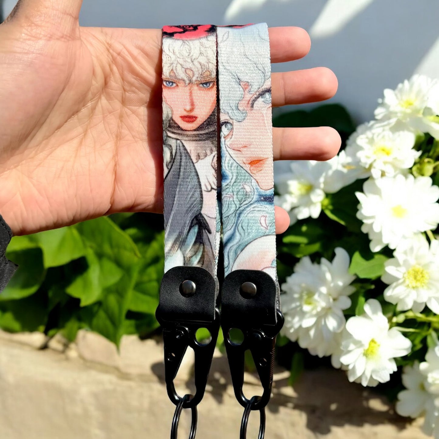 The White Hawk Keychain Strap