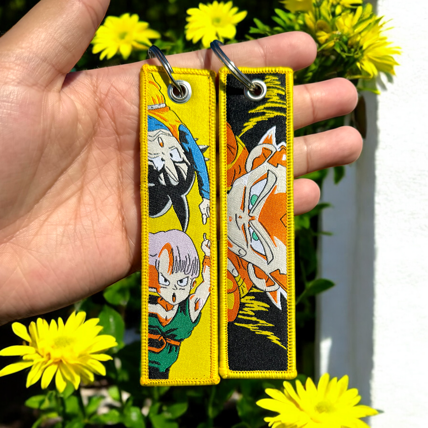 Go Fuse Embroidered Jet Tag Keychain