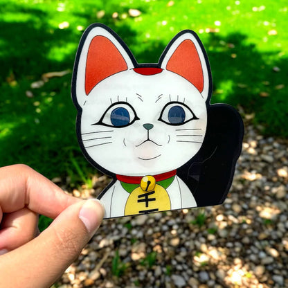 Paranormal Cat Granny Motion Sticker