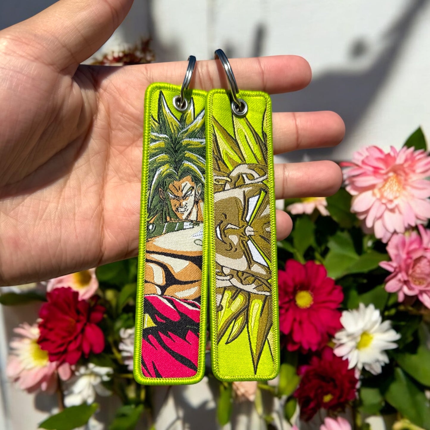 Raging Powerhouse Embroidered Jet Tag Keychain