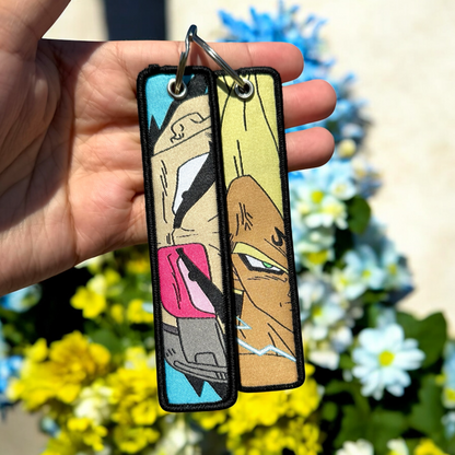 Ultimate Prince Embroidered Jet Tag Keychain