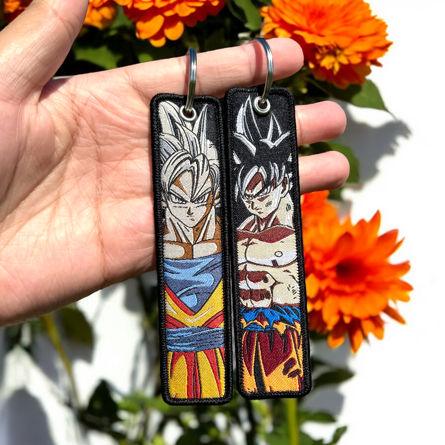 Infinite Focus Embroidered Jet Tag Keychain