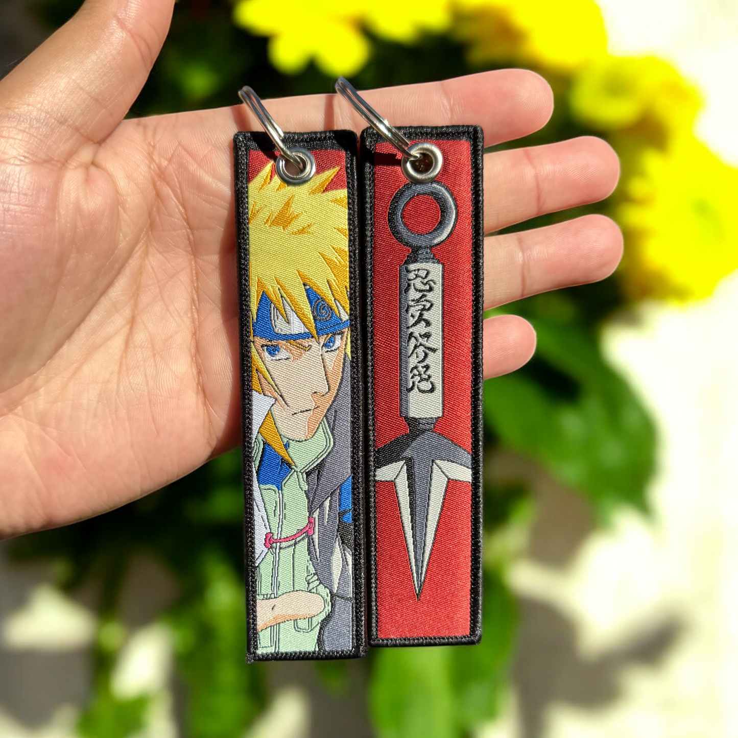 Fast Ninja Embroidered Jet Tag Keychain