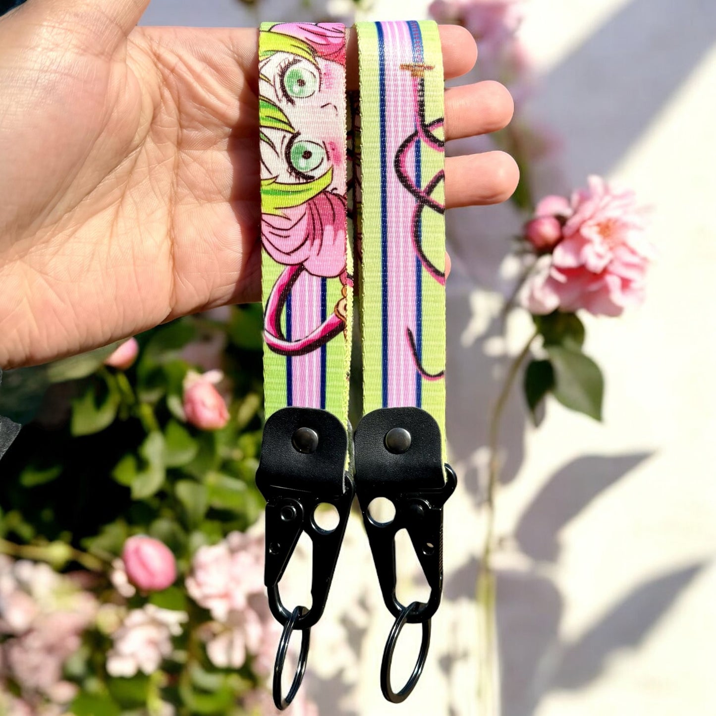 Pink Love Keychain Strap