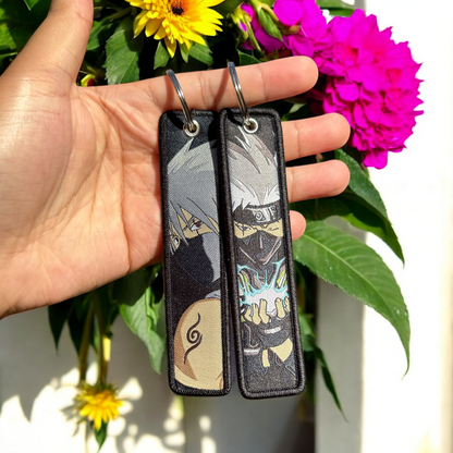 Copycat Embroidered Jet Tag Keychain