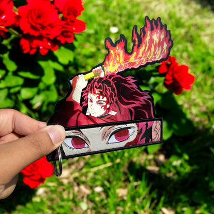 First Breath Master Motion Sticker/Embroidered Keychain (Bundle)