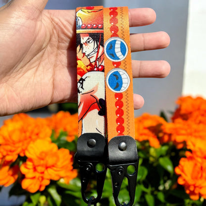 Fire Pirate Keychain Strap