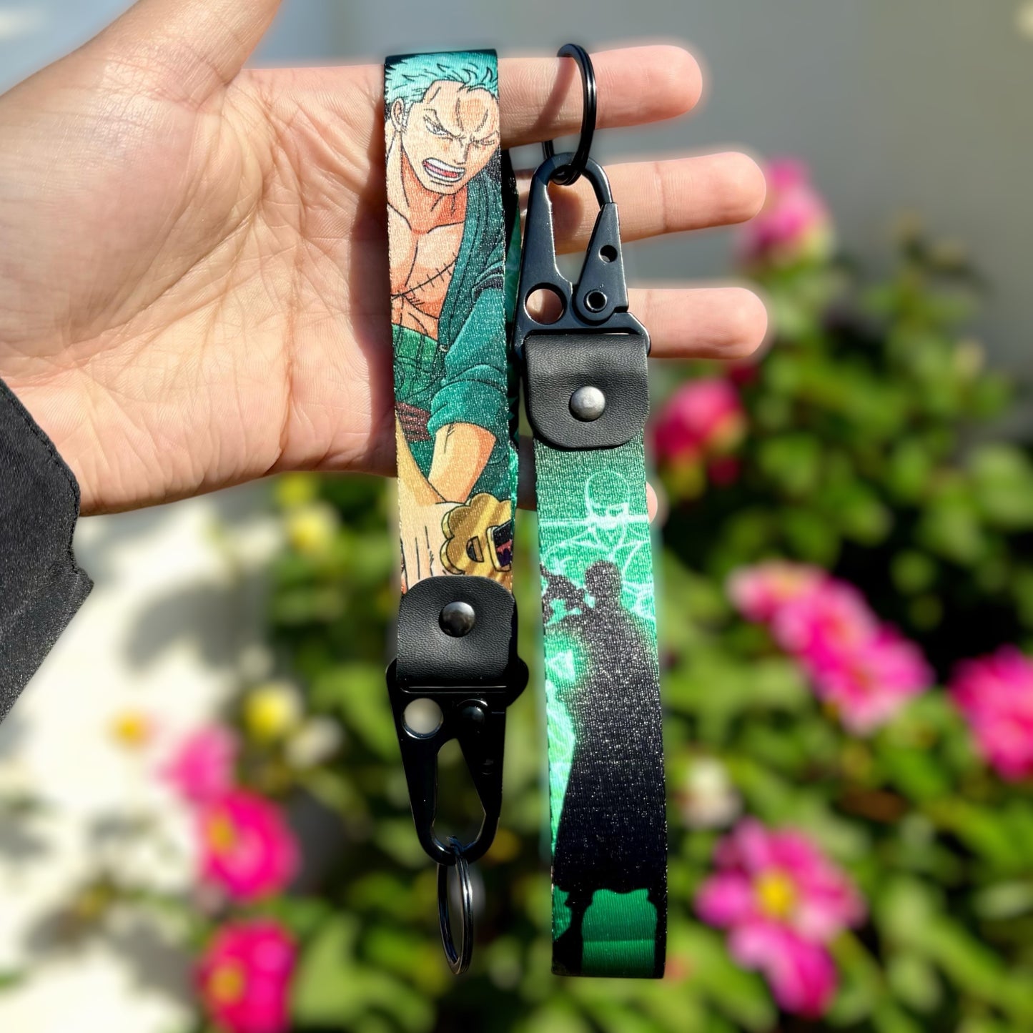 Green Haired Pirate Keychain Strap