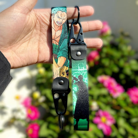 Green Haired Pirate Keychain Strap