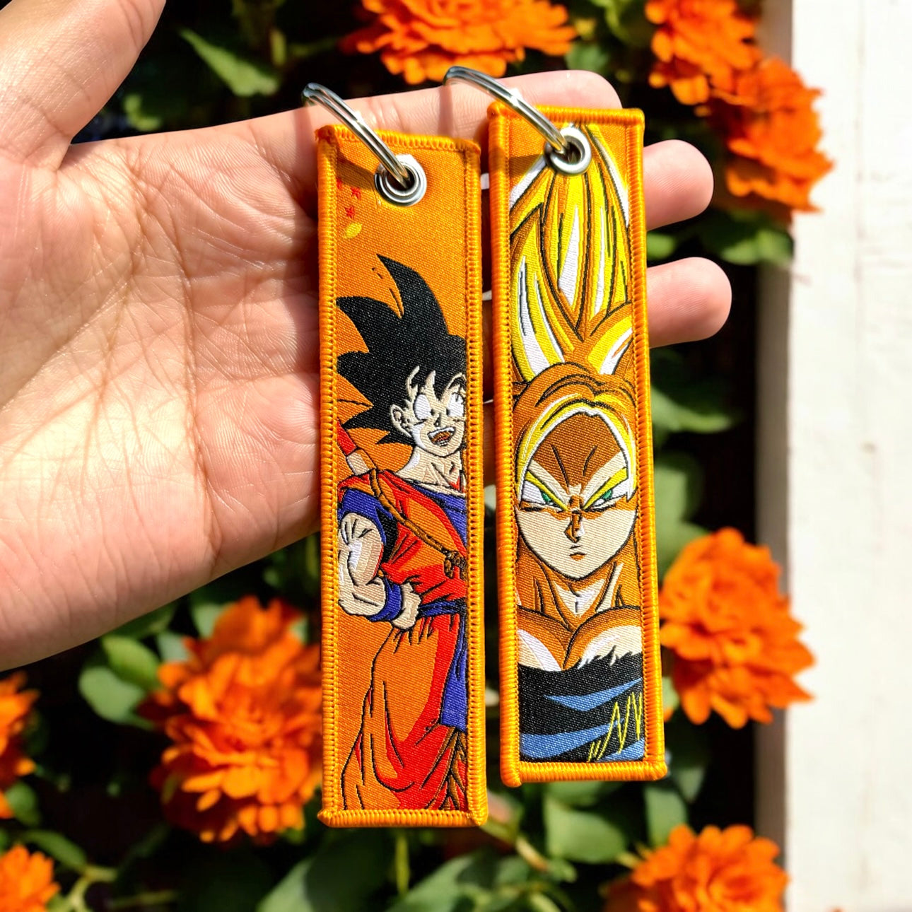 Legendary Aura Embroidered Jet Tag Keychain