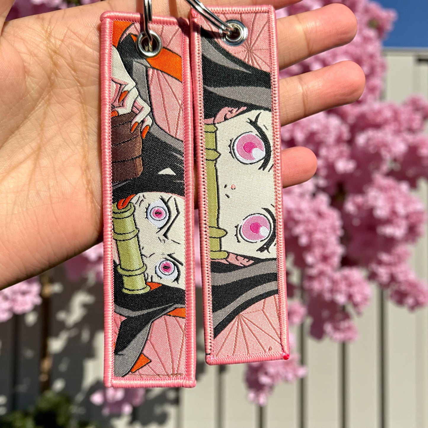 Oni Fighters Embroidered Jet Tag Keychain (Bundle)