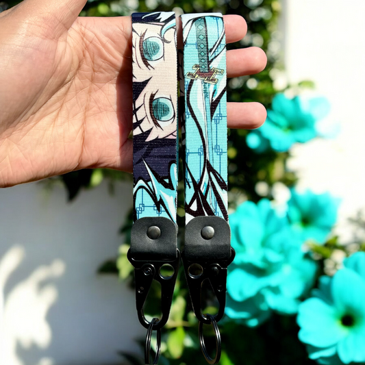 Young Swordsman Keychain Strap