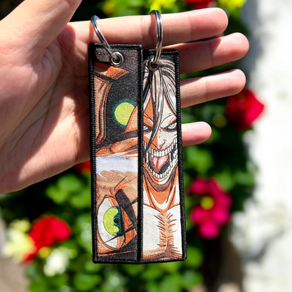 Breaker of the Walls Embroidered Jet Tag Keychain