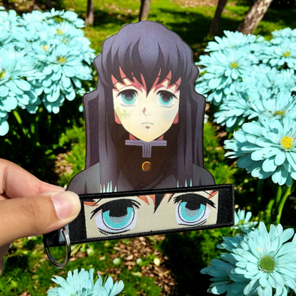 Misty Pillar Motion Sticker/Embroidered Keychain (Bundle)