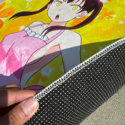 Blazing Neko Girl Rug