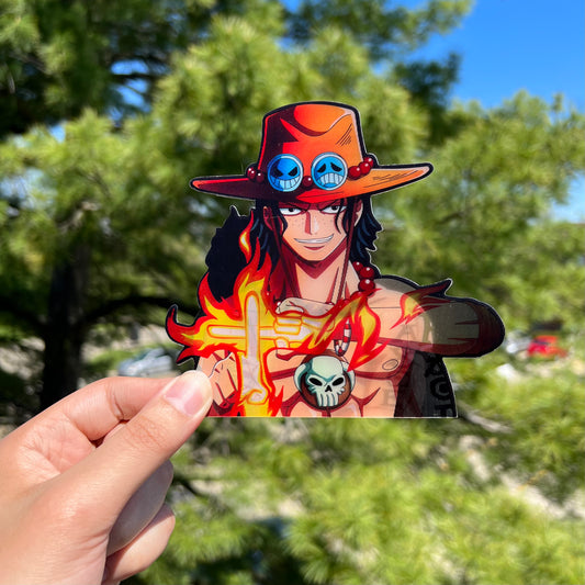 Flameheart Pirate Motion Sticker