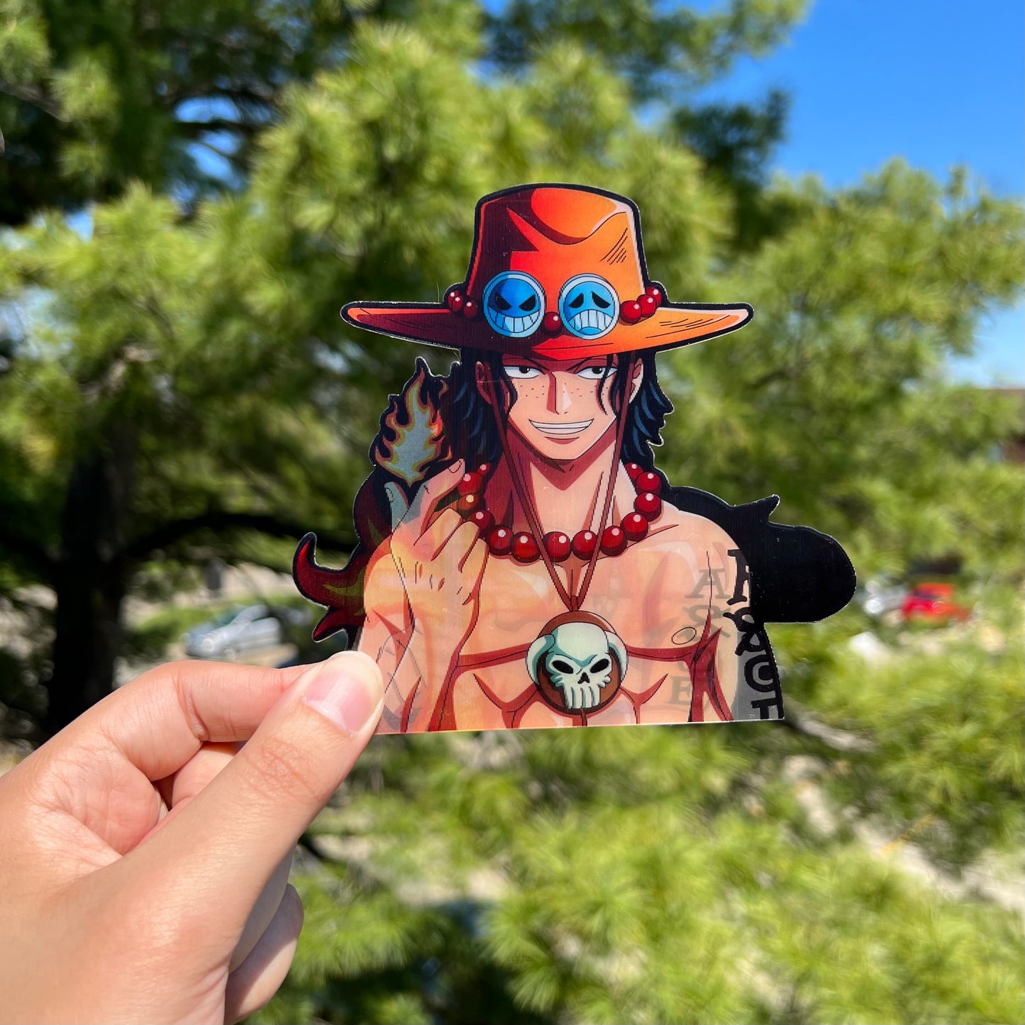 Flameheart Pirate Motion Sticker