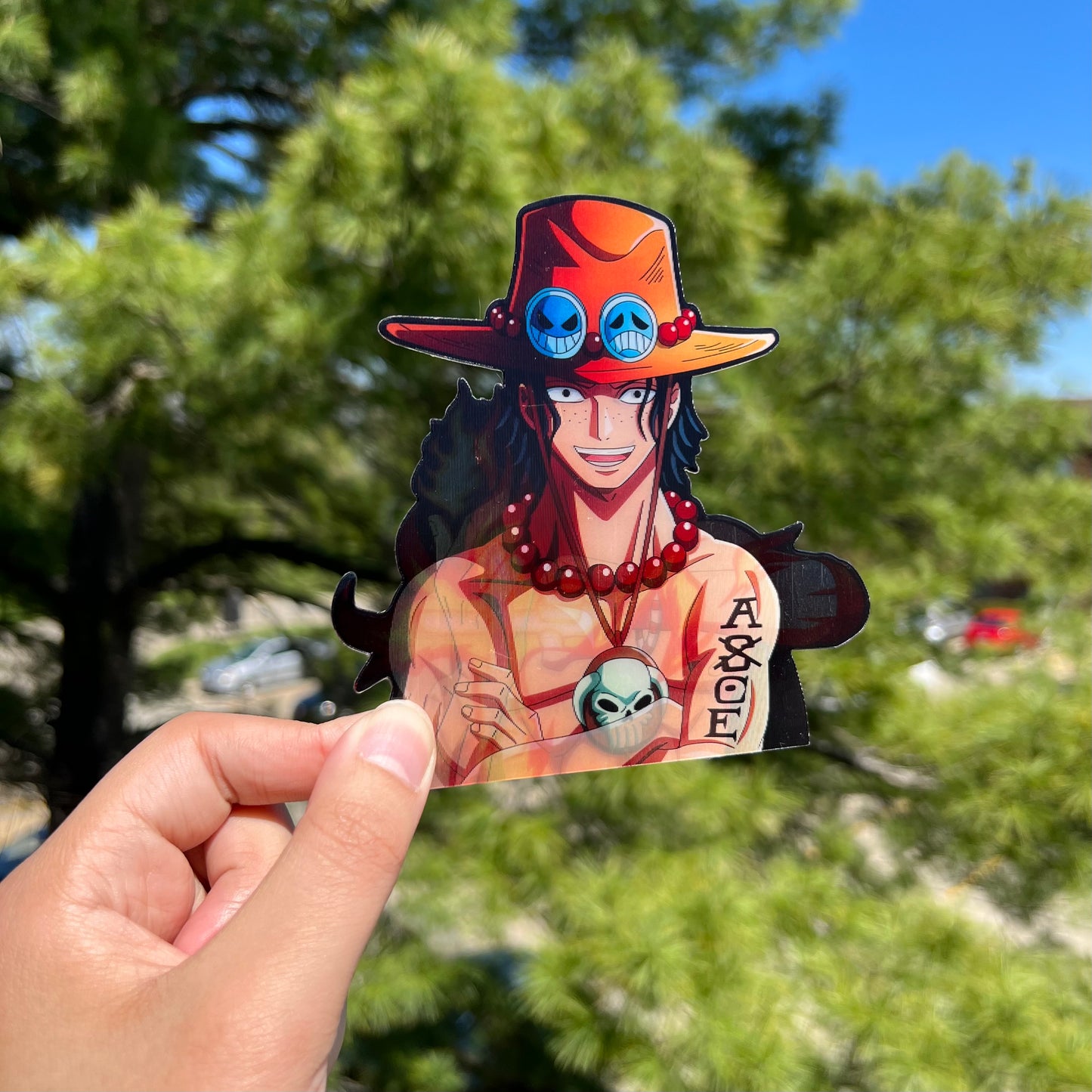Flameheart Pirate Motion Sticker