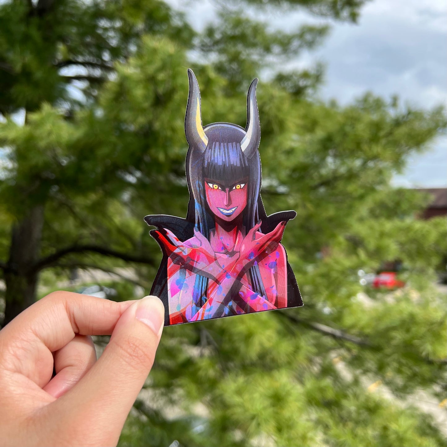 Devil Girl Motion Sticker