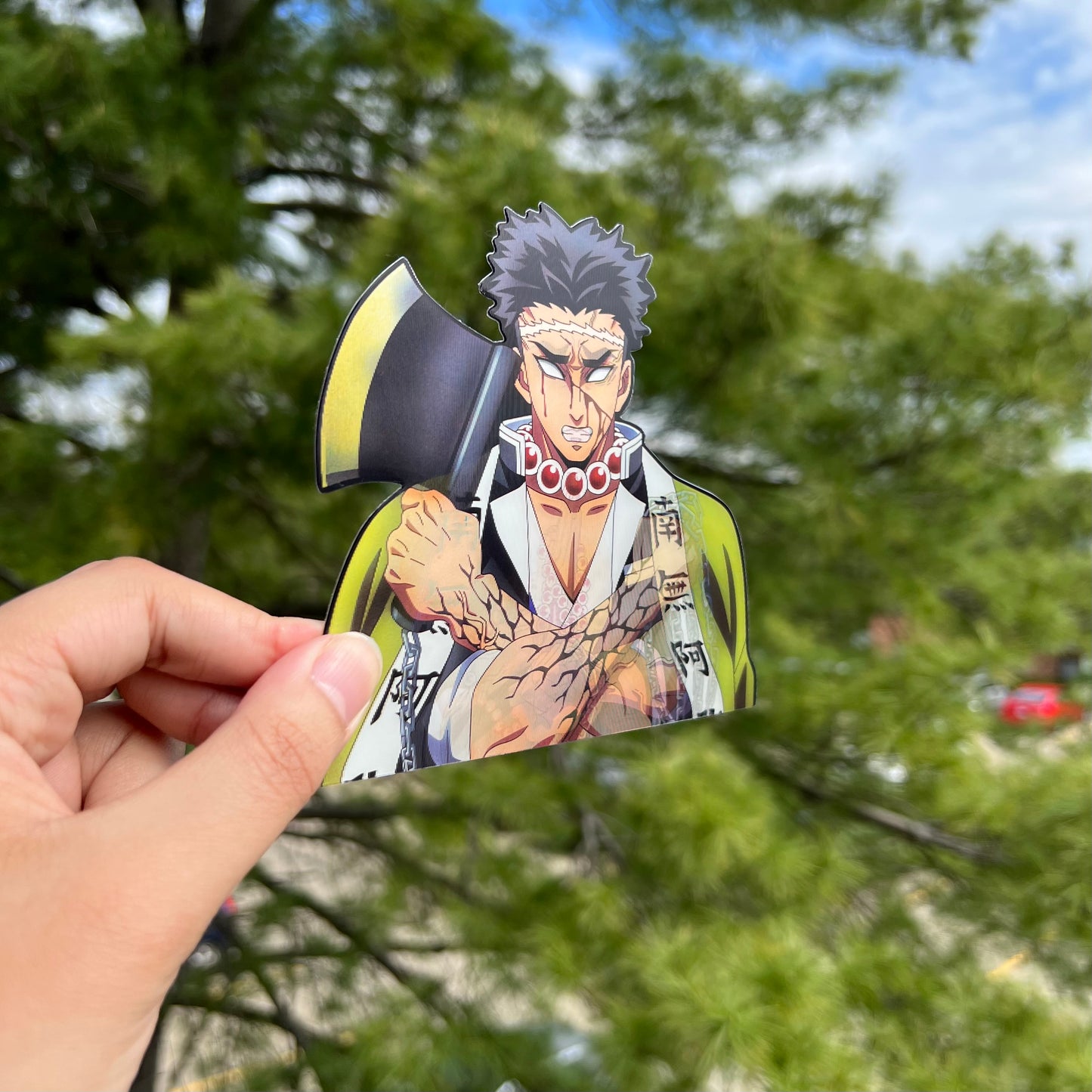 Stone-Breathing Pillar Motion Sticker