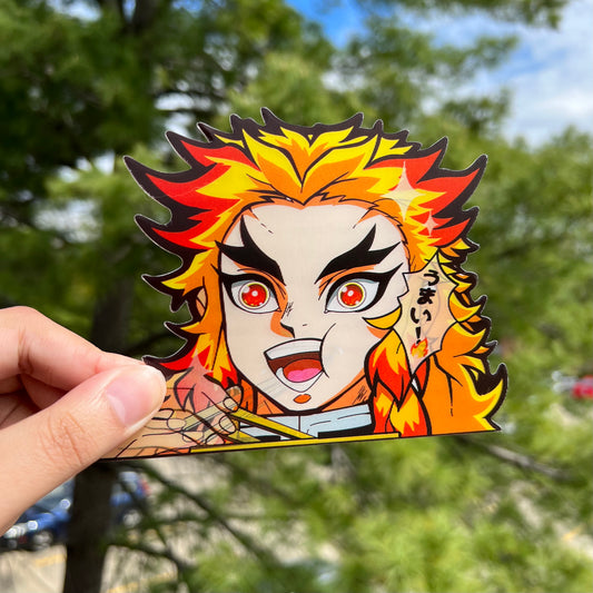 Blazing Pillar of Honor Motion Sticker