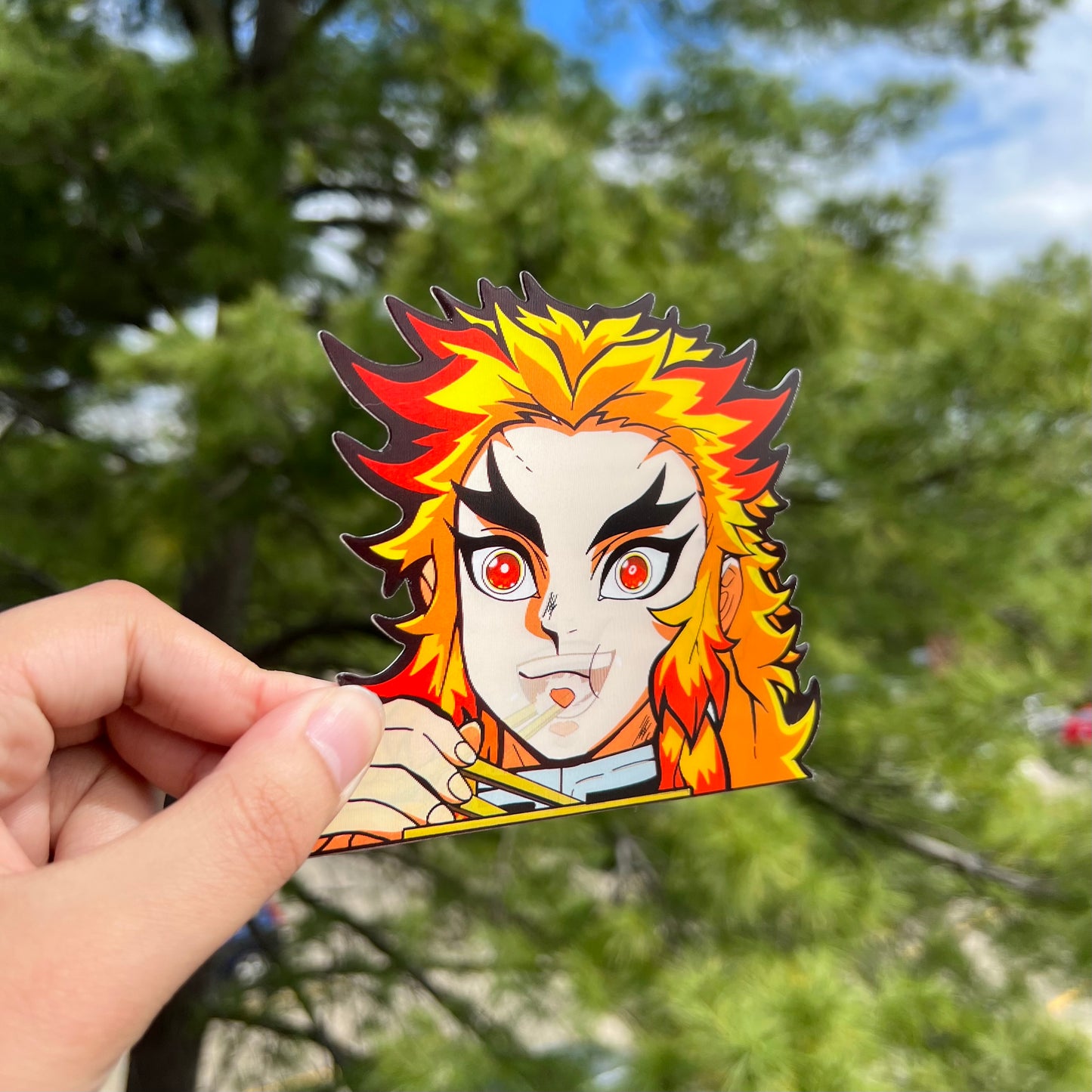 Blazing Pillar of Honor Motion Sticker