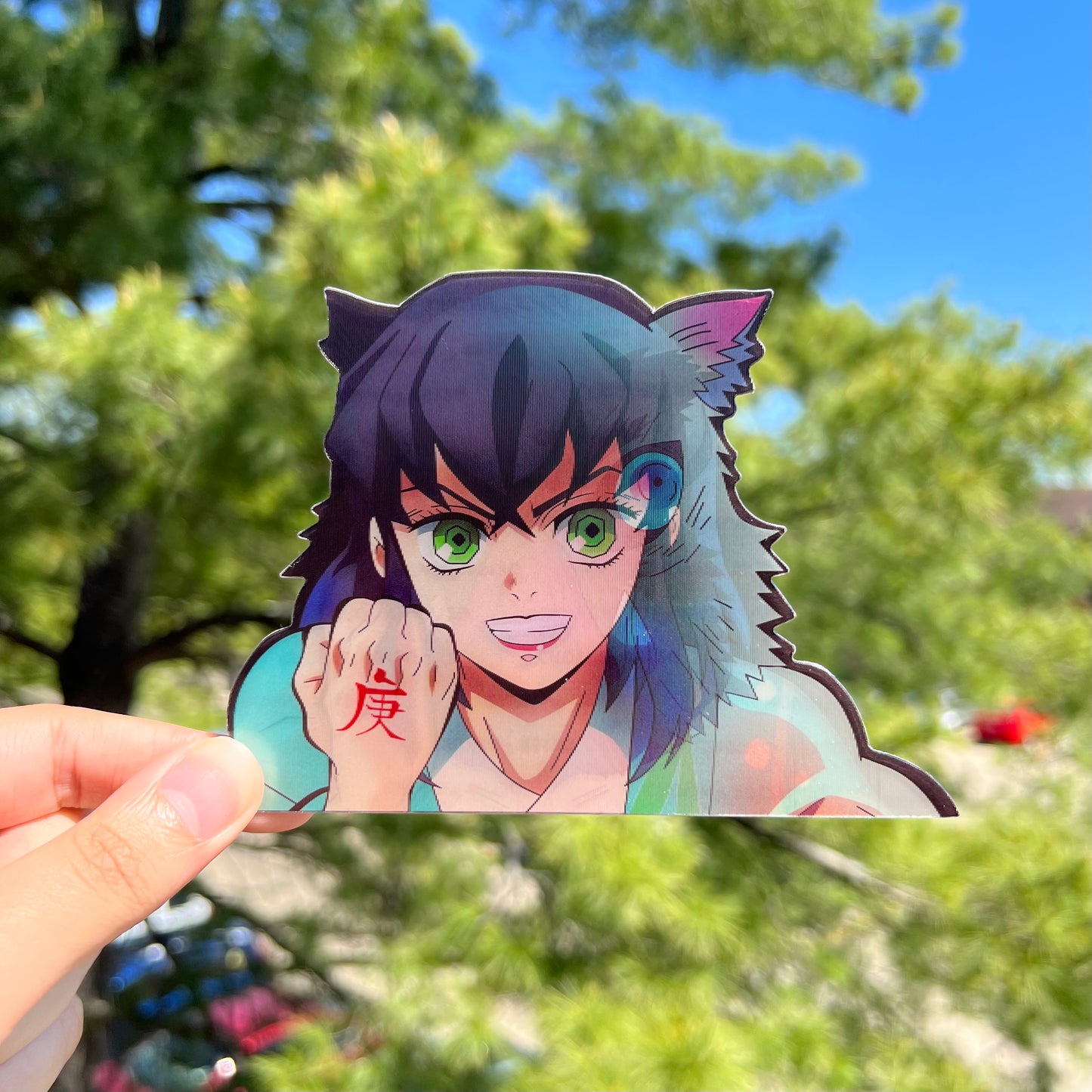 Boar Head Motion Sticker