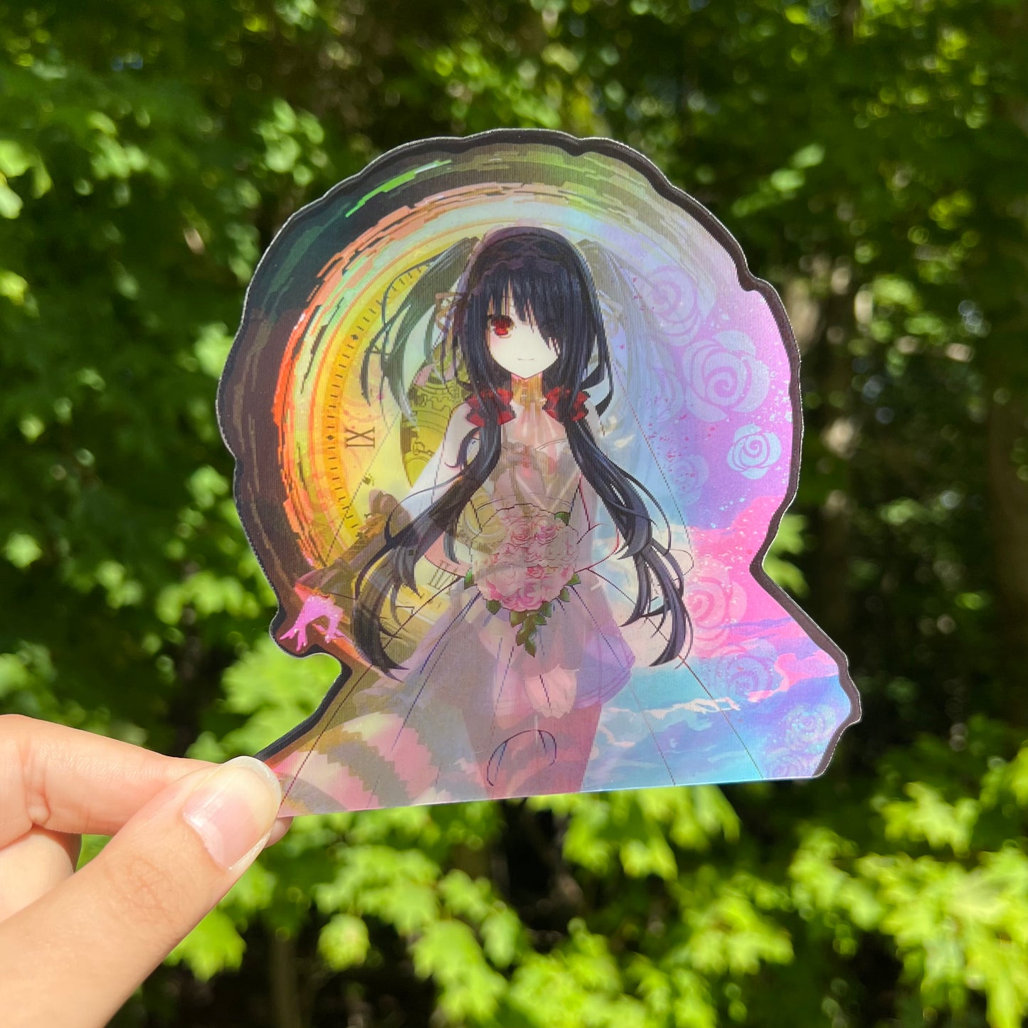 School Girl Motion Sticker