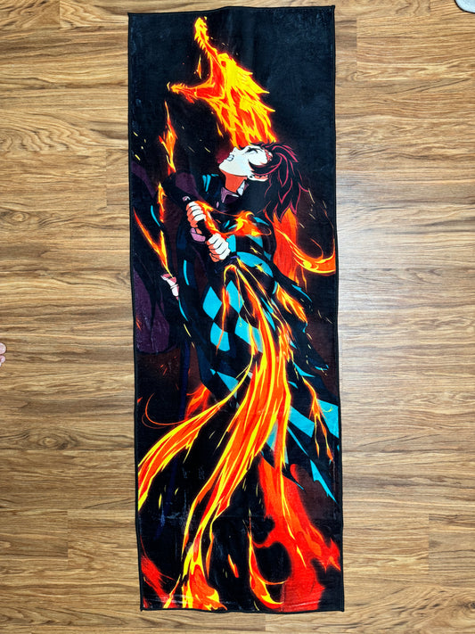 Scarlet Scarred Warrior Rug