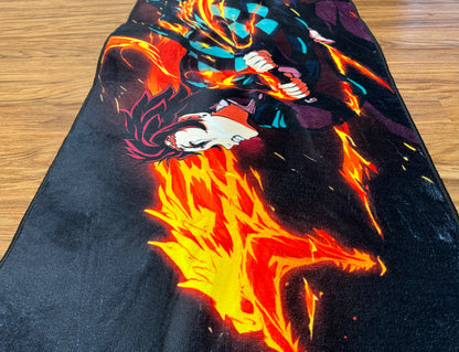 Scarlet Scarred Warrior Rug