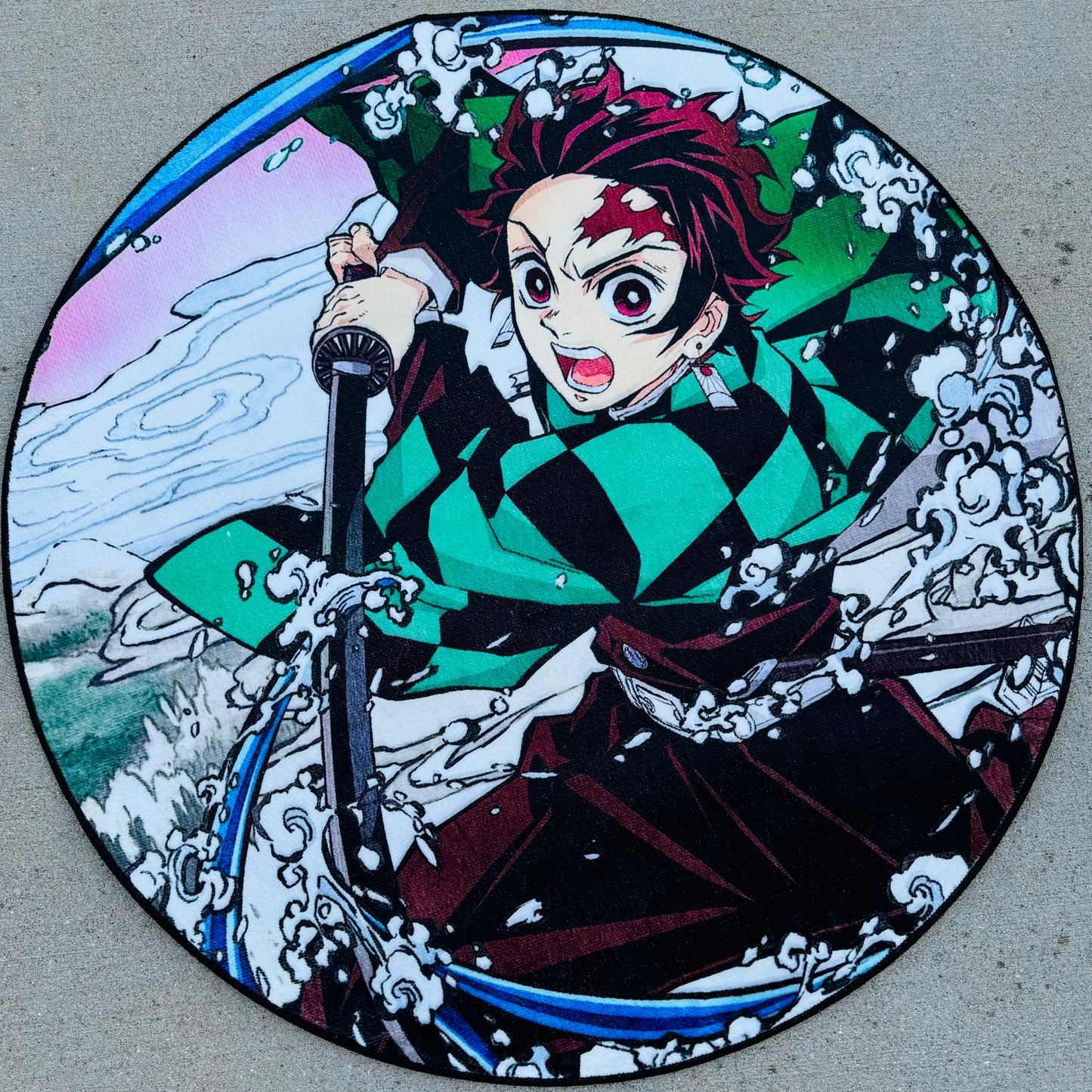 Water Breath Warrior Rug