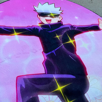 Laughing Cursed Fighter Rug