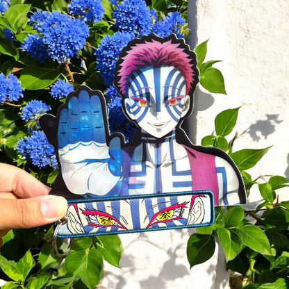 Fists Of Fury Motion Sticker/Embroidered Keychain (Bundle)