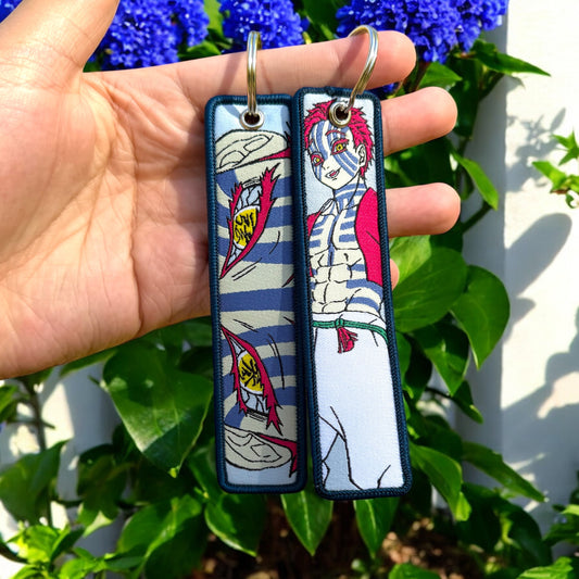 The Fallen Embroidered Jet Tag Keychain