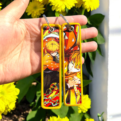 Lightning Swordsman Jet Tag Keychain