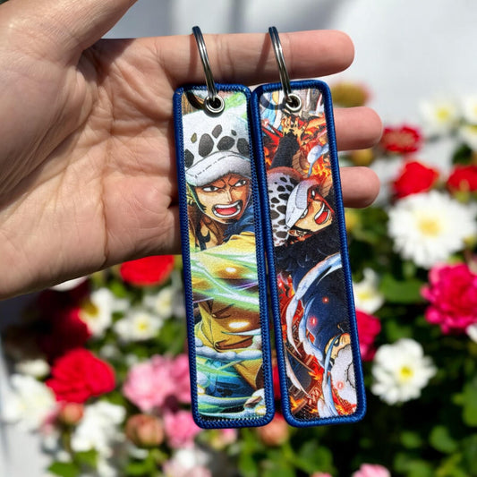 Heart Pirate Captain Jet Tag Keychain