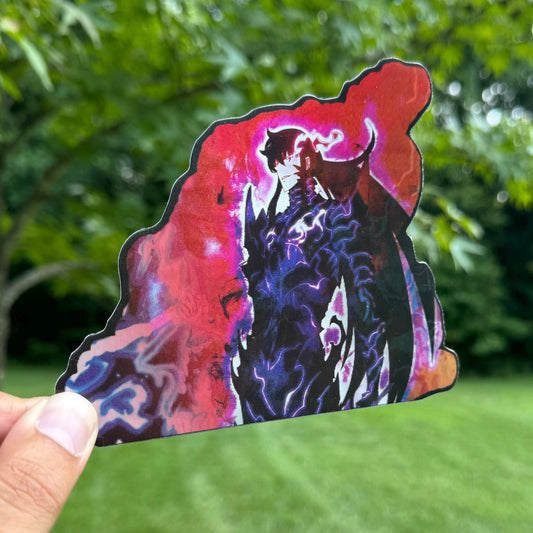 Dark Aura Warrior Motion Sticker