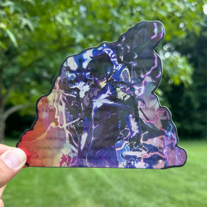 Dark Aura Warrior Motion Sticker