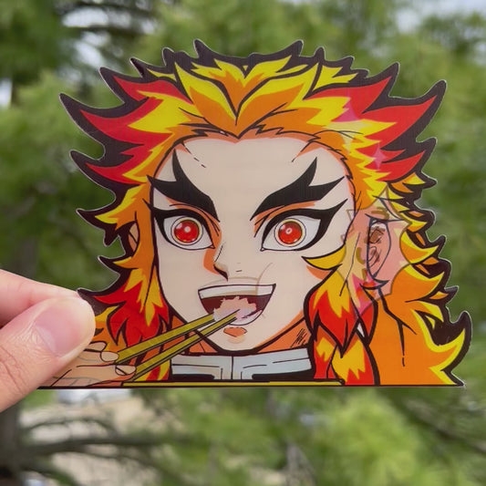 Blazing Pillar of Honor Motion Sticker