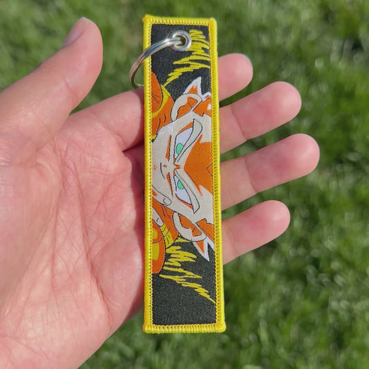 Go Fuse Embroidered Jet Tag Keychain