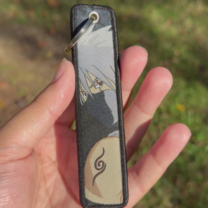 Copycat Embroidered Jet Tag Keychain