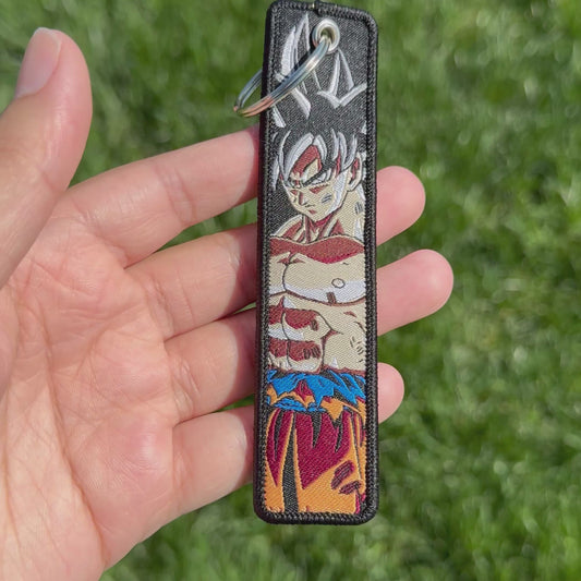 Infinite Focus Embroidered Jet Tag Keychain