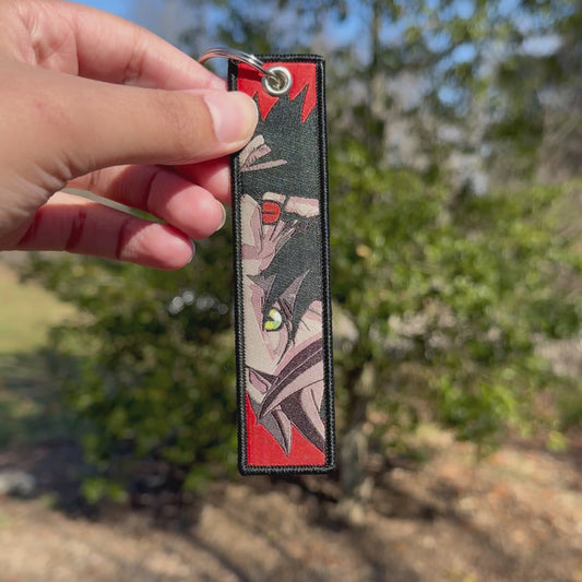 Boundless Spirit Fighter Embroidered Jet Tag Keychain